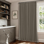 Desert Taupe Pinch Pleated Blackout Curtains 108 Inches Long - Image 7