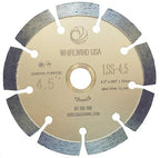 LSS 4 1/2 Inch Diamond Saw Blade, Dry or Wet Cutting Saw Blades by WhirlwindUSA