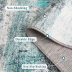 3x5 Rug, Small Area Rug for Living Room, Machine Washable Non-Slip Throw Rug - Image 5