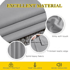 NICETOWN Silver Grey Blackout Curtains 63 inches Long - Image 4