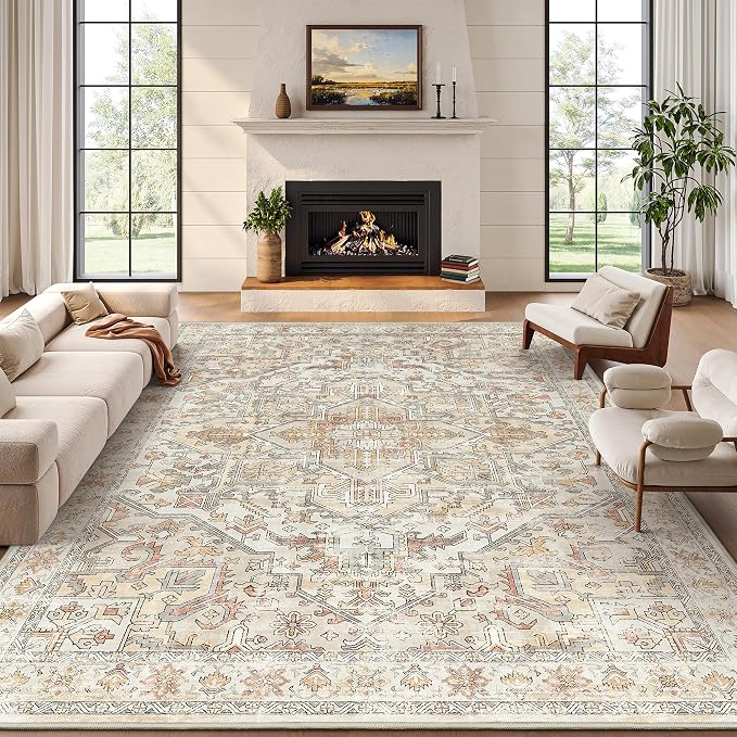 zesthome 9x12 Area Rugs-Washable Rug by Zesthome
