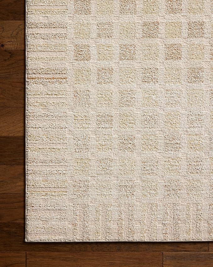 Loloi Chris Loves Julia Calvin Collection CLV-03 Bone/Natural 2'-7" x 7'-6" - Image 7