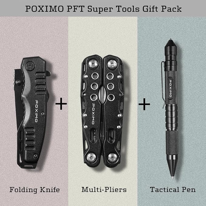 Men Gifts for Hubby from Wife, Pocket Knife, Tactical Pen, Stocking Stuffers - Image 3