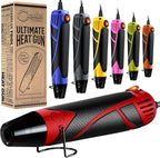 Heat Gun for Crafting, Mini Dual Temp Hot Air Gun Tool for Epoxy Resin by ChandlerTool
