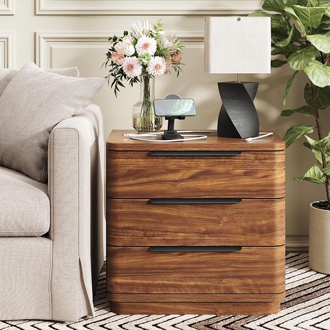 Nightstands Set of 2, Bedside Table - Image 7