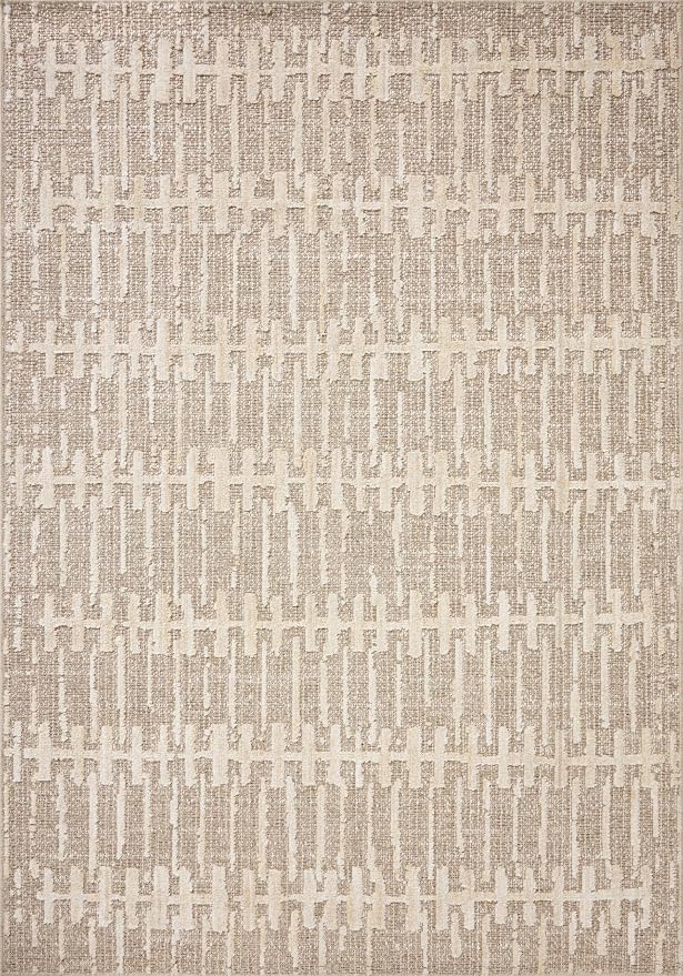 Loloi Amber Lewis Bexley Collection BEX-02 Taupe/Natural 4'-0" x 6'-0" Accent - Image 2