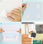 EHKIT Bedside Shelf Accessories Organizer- Wall Mount Self Stick On, Cell Phone - Image 5