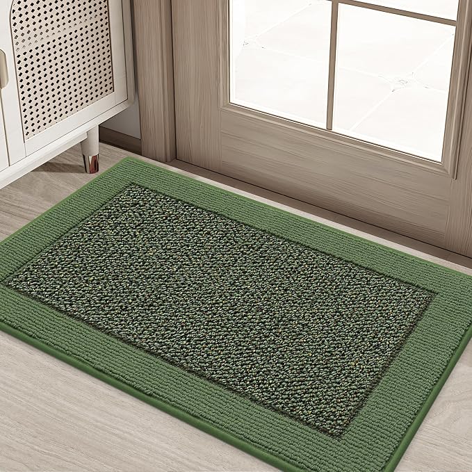 BEQHAUSE Indoor Door Mat 20" x 32", Dirt Trapper Door Mats Non-Slip Entryway by BEQHAUSE