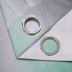 XiDi Curtains for Bedroom Decor, Rainbow Green LightgreyGrey52/54/1 - Image 6