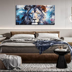 ENTANUB Lion Canvas Wall Art for Living Room, Animal Picture Decor, Large Size - Image 5