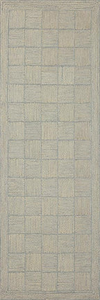 Loloi Chris Loves Julia Francis Collection FRA-03 Silver/Sky 9'-3" x 13' Area - Image 7