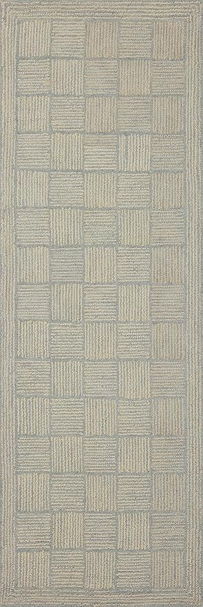 Loloi Chris Loves Julia Francis Collection FRA-03 Silver/Sky 9'-3" x 13' Area - Image 7