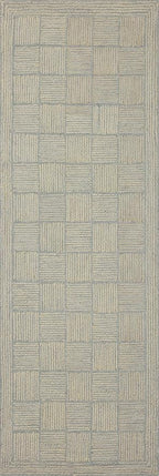 Loloi Chris Loves Julia Francis Collection FRA-03 Silver/Sky 3'-6" x 5'-6" - Image 6