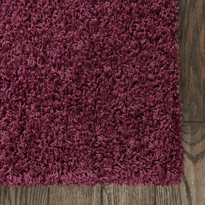 Unique Loom Solid Shag Collection Area Rug - Image 6