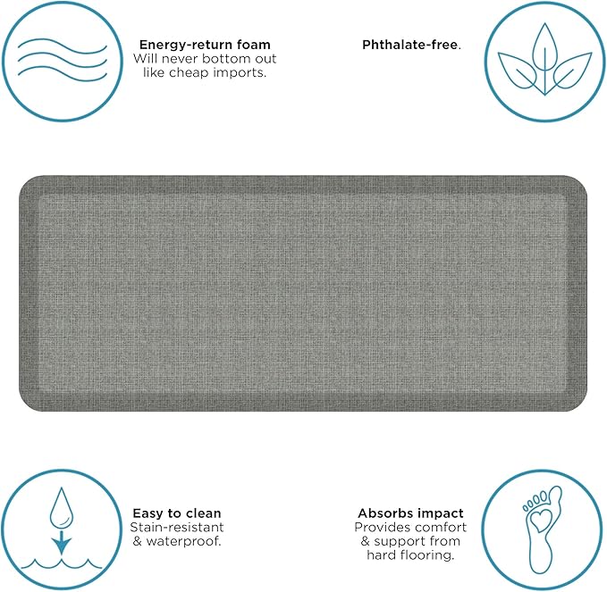 NewLife by GelPro Ergo-Foam Cushioned Anti-Fatigue Standing Kitchen Floor Mat - Image 2