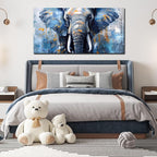 ENTANUB Elephant Wall Art for Living Room, Animal Canvas Print Painting for - Image 4