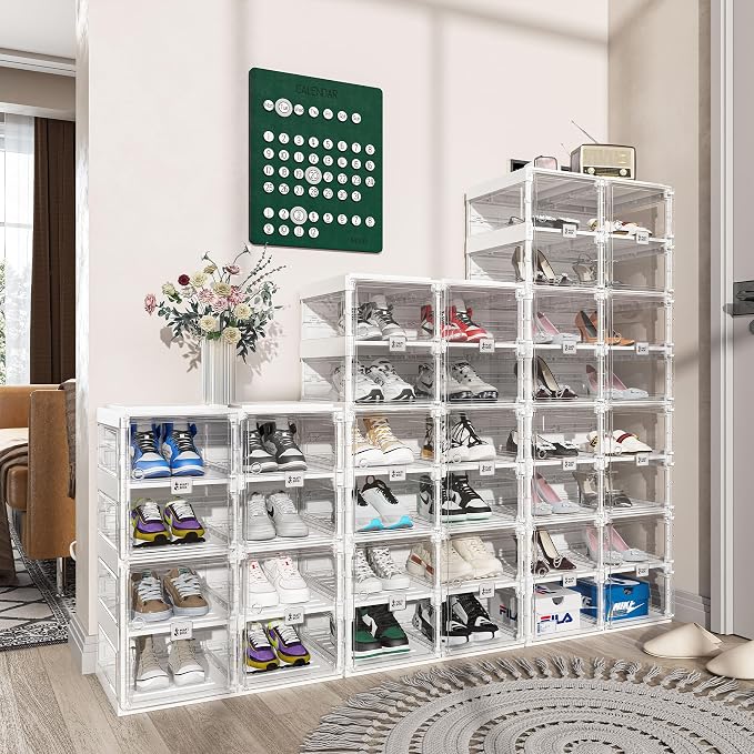 ANTBOX Foldable Shoe Rack, Shoe Organizers - Image 2