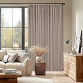 Extra Wide 70 Inch Burlywood Birch Blackout Bedroom Curtains 96 Inches Long by Twodrapes