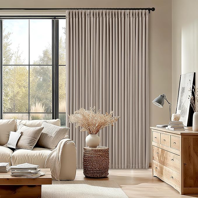 70 Inch Wide Blackout Curtains 84 Inches Long Memory Trained Pinch Pleated Room - Image 7