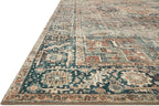 Loloi Margot Collection MAT-02 Terracotta/Lagoon 5'-0" x 7'-6" Area Rug feat. - Image 4