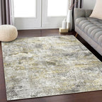 4x6 Rug, Small Area Rug for Living Room, Machine Washable Non-Slip Throw Rug by vivorug