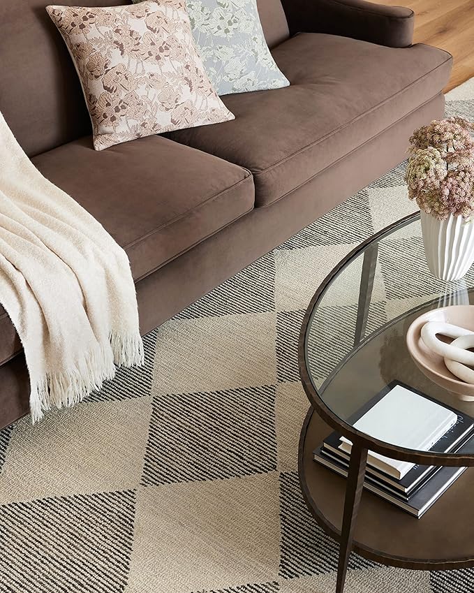 Loloi Chris Loves Julia Francis Collection FRA-01 Beige/Charcoal 8'-6" x 12' - Image 5