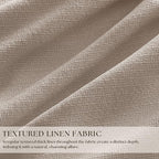 Extra Wide 70 Inch Burlywood Birch Blackout Bedroom Curtains 96 Inches Long - Image 2