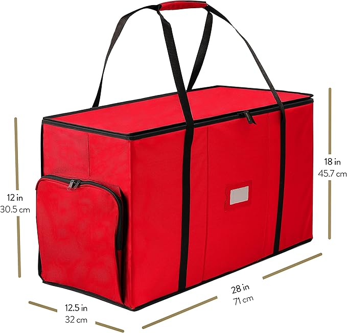 ZOBER All in One Christmas Ornament Storage Box & Decoration Container - Image 6