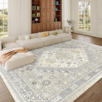 zesthome 8x10 Area Rugs for Living Room, Non-Slip Backing Washable Rugs - Image 4