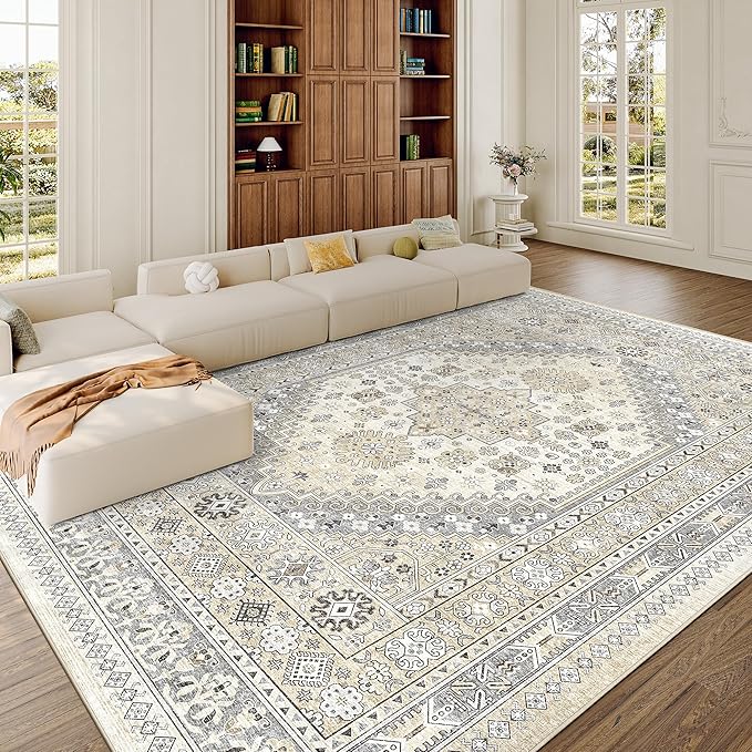 zesthome 8x10 Area Rugs for Living Room, Non-Slip Backing Washable Rugs - Image 4