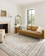 Loloi Rifle Paper Co. Eden Collection EDE-03 Lattice Ivory 3'-6" x 5'-6" Accent by Loloi