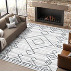 3x5 Rug, Small Area Rug for Living Room, Machine Washable Non-Slip Throw Rug - Image 3