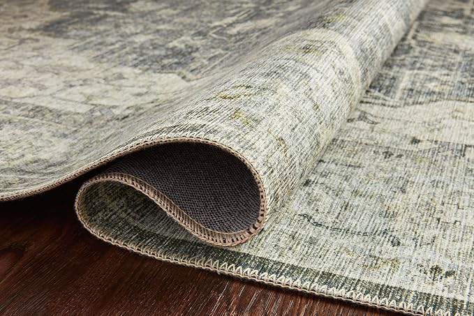 Loloi Skye Collection SKY-12 Charcoal/Dove 6'-0" x 6'-0" Round Area Rug - Image 5