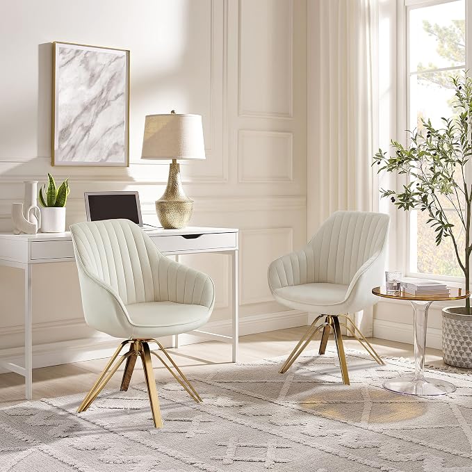 Zouron Mid Century Modern Swivel Accent Chair - Image 7