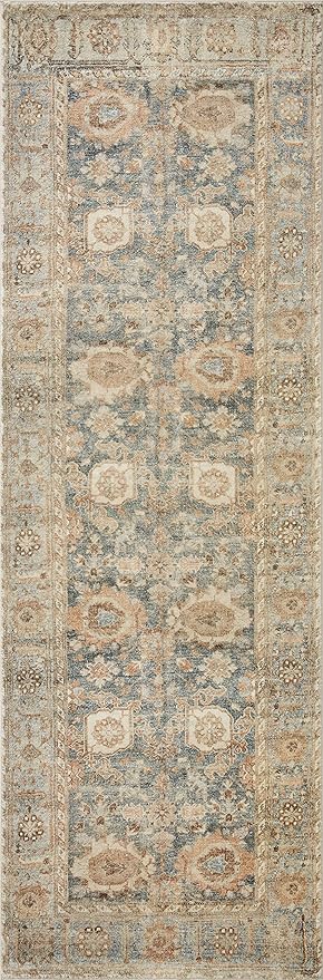 Loloi Margot Collection MAT-03 Ocean/Spice 5'-0" x 7'-6" Area Rug feat. - Image 5