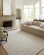Loloi Chris Loves Julia Francis Collection FRA-03 Silver/Sky 3'-6" x 5'-6" by Loloi