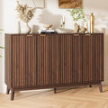 Sideboard Cabinet, Modern Fluted Storage Cabinet by FavourLife