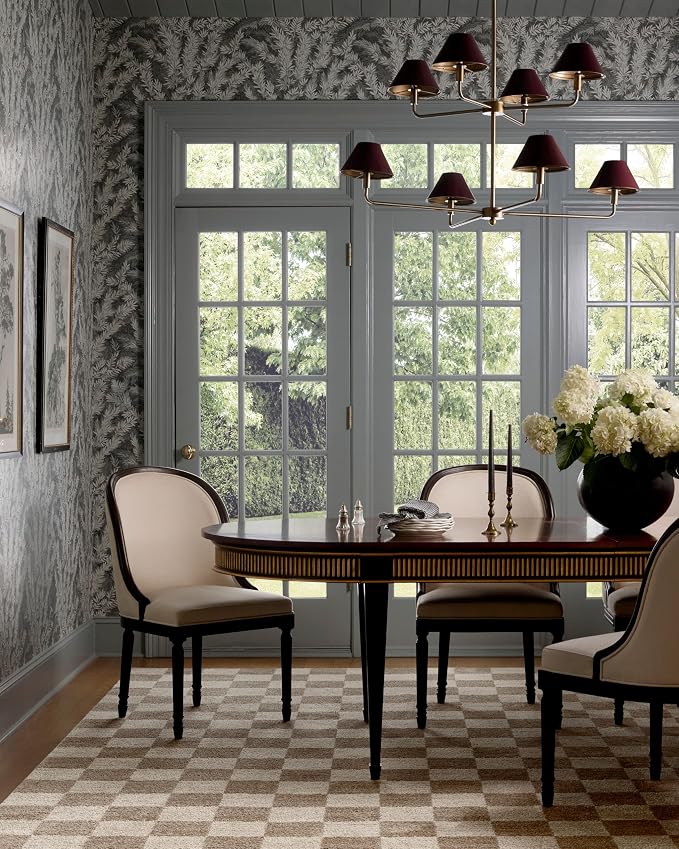Loloi Chris Loves Julia Calvin Collection CLV-01 Pebble/Ivory 7'-10" x 7'-10" - Image 2