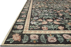 Loloi Rifle Paper Co. Eden Collection EDE-02 Mughal Garden Black 2'-6" x 7'-6" - Image 3