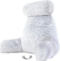 Husband Pillow Medium Rare Baby Arctic Grey Wolf Backrest, 2-Tone Reversible by HusbandPillow