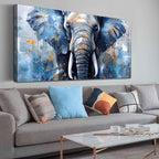 ENTANUB Elephant Wall Art for Living Room, Animal Canvas Print Painting for by ENTANUB