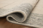 Loloi Chris Loves Julia Francis Collection FRA-02 Cream/Black 2'-6" x 9'-9" - Image 10