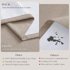 Extra Wide 70 Inch Burlywood Birch Blackout Bedroom Curtains 96 Inches Long - Image 6