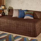 Camden Luxury Bedding | Neutral Chocolate Brown Color | Fitted Hollywood Daybed by TouchofClass
