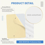 KING MOUNTAIN Canvas Repair Patch 9 x11 Inch 2 Pcs Self-Adhesive Waterproof - Image 3