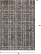 Loloi Angela Rose Ember Collection EMB-08 Espresso/Multi 7'-10" x 10' Area Rug - Image 2