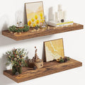 Vivelove 10 Inch Deep Floating Shelves 24 inch Long, 24 x 10 Wide Wall Shelves by VIVELOVE