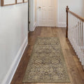 2x6 Runner Rug Brown Vintage Hallway Carpet Indoor Kitchen Washable Living Room by PureCozy