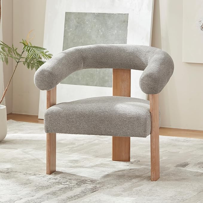 VKNOW Accent Chair Living Room Chair, Modern Upholstered Arm Chair by VKNOW