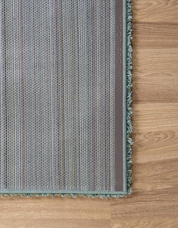 Unique Loom Solid Shag Collection Area Rug - Image 11
